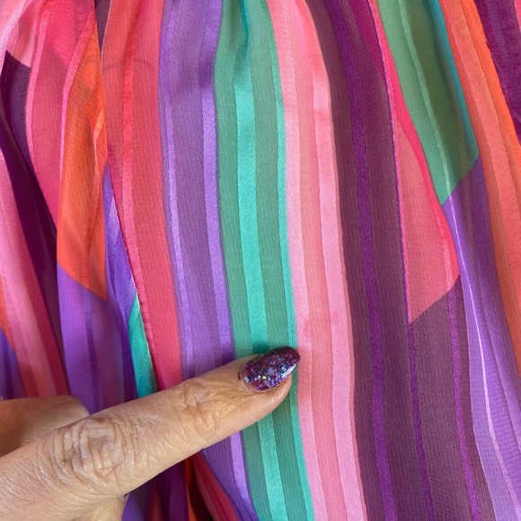 La Chine Classic vintage button down blouse size 6 - Picture 4 of 6